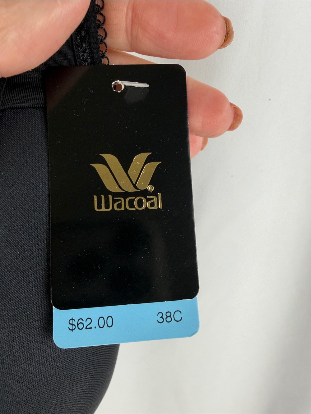 Wacoal Lightweight Breathable T-Shirt Bra | Black | 38C | NWT - Picture 7 of 15